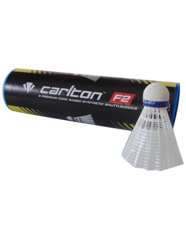 TUBO 6 VOLANTE BÁDMINTON CARLTON F2
