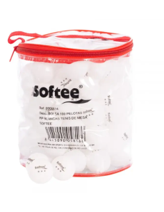 BOLSA 100 PELOTAS PP BLANCAS TENIS DE MESA