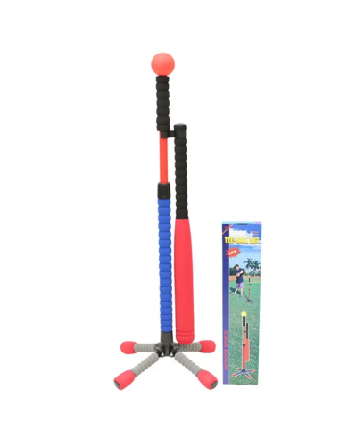 SET SOPORTE PREBÉISBOL + BATE + PELOTA FOAM