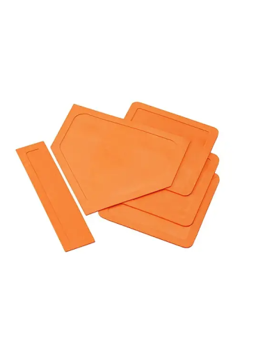 SET BASES CAUCHO BÉISBOL -3 BASES Y 1 ‘HOME BASE’