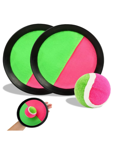 JUEGO PELOTA CON VELCRO