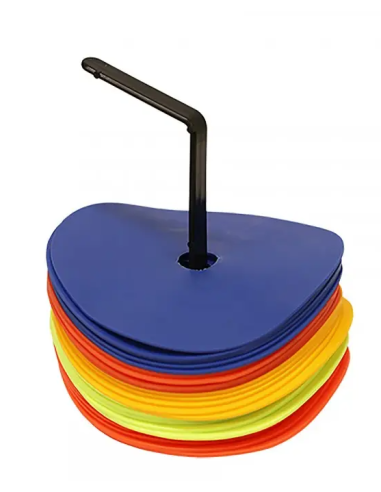 SET CONOS PLANOS ANTIDESLIZANTES25 UDS.