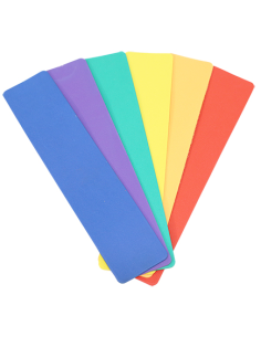 SET 6 UNIDADES DELIMITADOR RECTO POLIVINILO