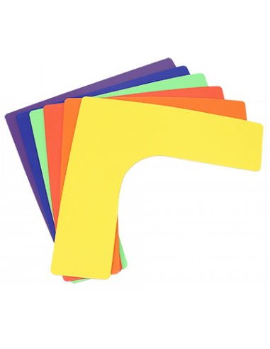 SET 6 UNIDADES DELIMITADOR CÓRNER POLIVINILO