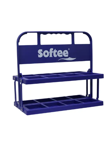 PORTABOTELLAS PVC 8 BOTELLAS