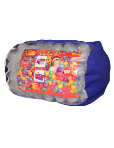 SACO 250 BOLAS PISCINA TRANSPARENTES