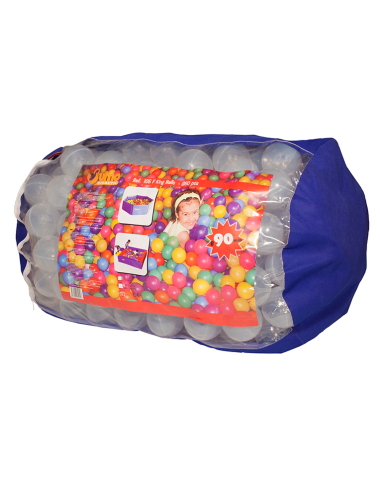 SACO 250 BOLAS PISCINA TRANSPARENTES