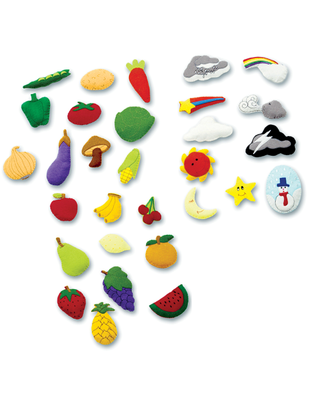 PACK VELCROS 30 PIEZAS NATURALEZA