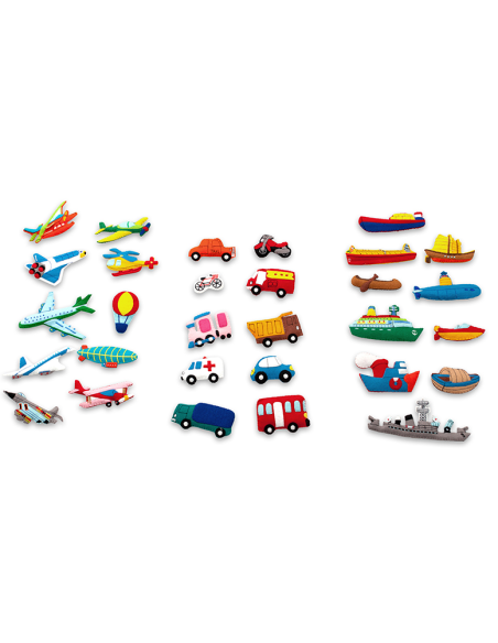 PACK VELCROS 62 PIEZAS TRANSPORTE