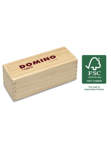 DOMINÓ COMPETICIÓN CAJA MADERA FSC