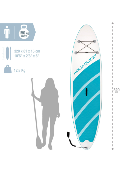 TABLA PADDLE SURF SENIOR Aquaquest 320