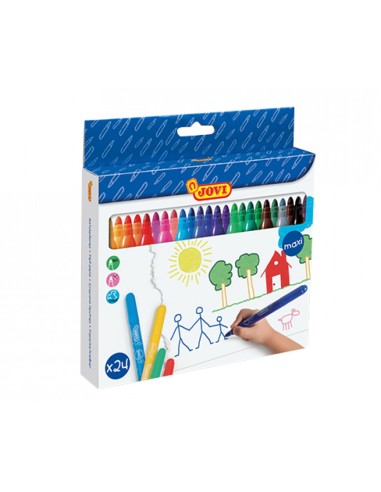 ESTUCHE 24 ROTULADORES MAXI COLORES SURTIDOS