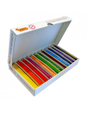 CAJA 144 LÁPICES COLORES MADERA