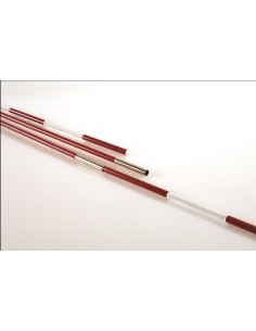 JUEGO ANTENAS PARA RED VOLEIBOL COMPETICIÓN LÍNEA ORO NEGRO