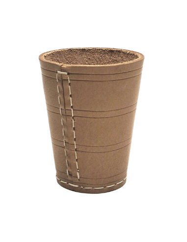 CUBILETE PÓKER DE CUERO