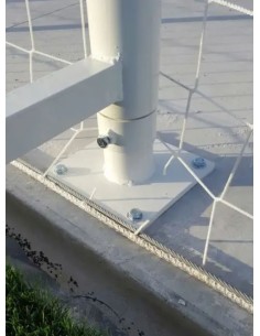 JUEGO PORTERÍAS ALUMINIO FÚTBOL ABATIBLES 2