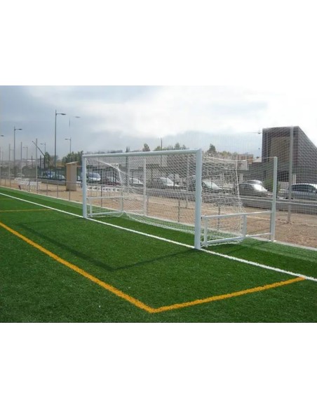 JUEGO PORTERÍAS ALUMINIO FÚTBOL ABATIBLES