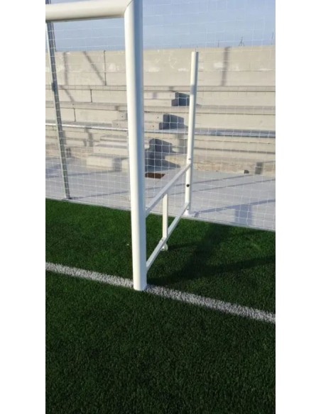 JUEGO PORTERÍAS ALUMINIO FÚTBOL ABATIBLES