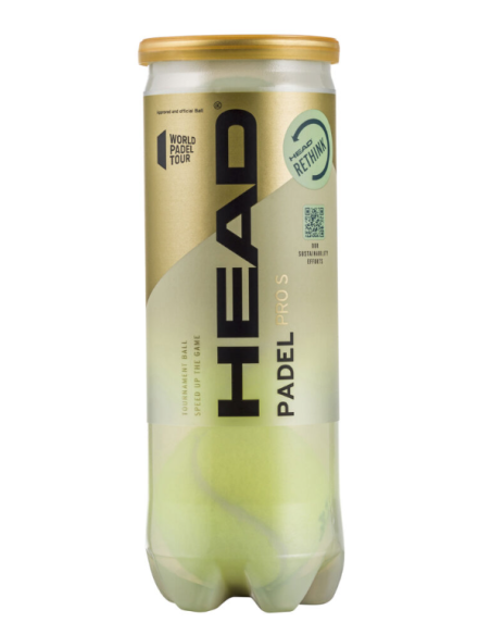BOTE 3 UDS. PÁDEL HEAD PRO S