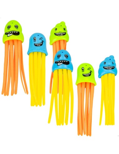 AQUA WORLD - JUEGO ACUATICO PULPOS 6 UDS