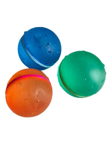 SET 3 PELOTAS MAGNÉTICAS REUSABLES BATALLA DE AGUA