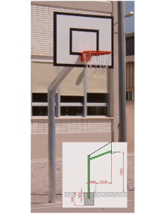JUEGO CANASTAS BALONCESTO MINIBÁSKET FIJAS