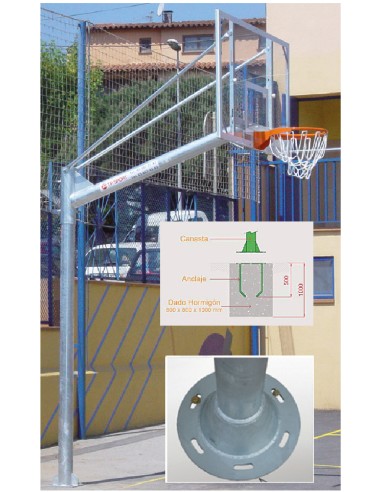 JUEGO DE CANASTAS  BALONCESTO DESMONTABLES