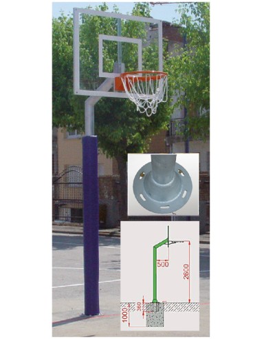 JUEGO CANASTAS BALONCESTO MINIBÁSKET DESMONTABLES