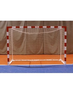 JUEGO PORTERÍAS FÚBOL SALA / BALONMANO TRASLADABLES ACERO