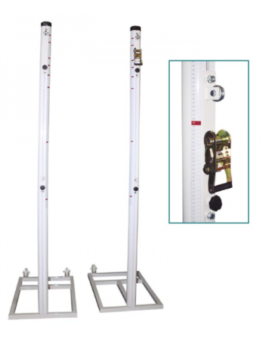 JUEGO POSTES VOLEIBOL METÁLICOS TRASLADABLES...