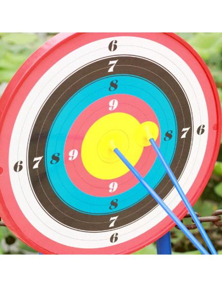 DIANA CON SOPORTE PARA FLECHAS CON VENTOSA