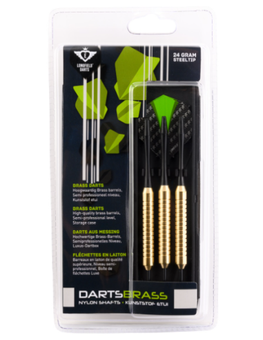 JUEGO 3 DARDOS LATÓN 23 GR