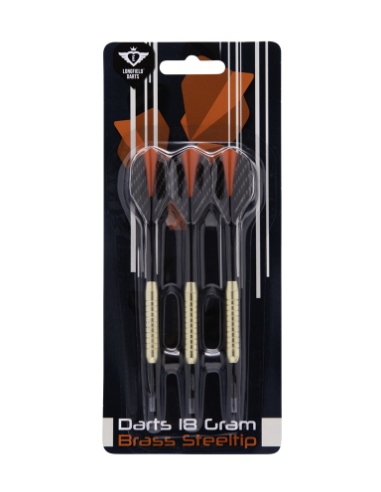 JUEGO 3 DARDOS LATÓN 18GR